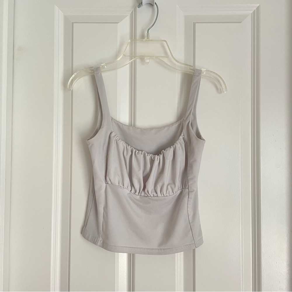 ❌SOLD❌ white bustier top